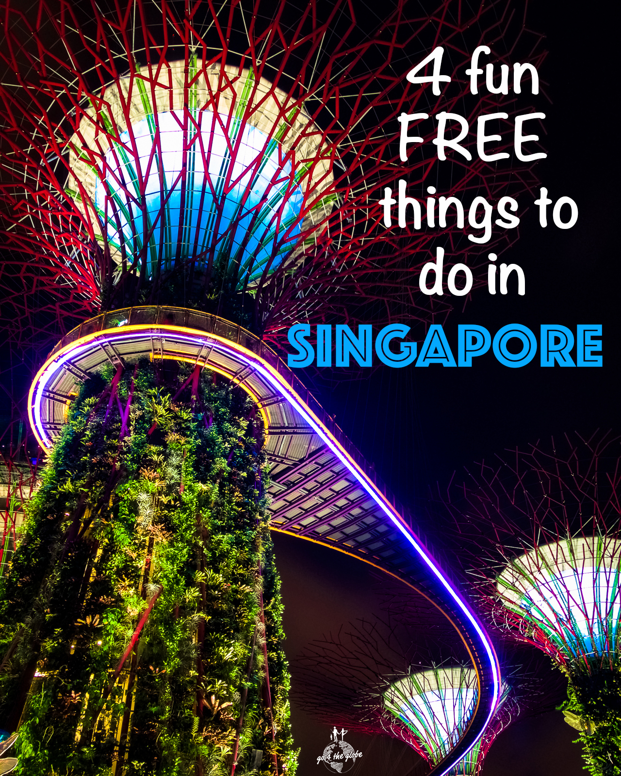 Singapore supertree grove at Gardens by the Bay
