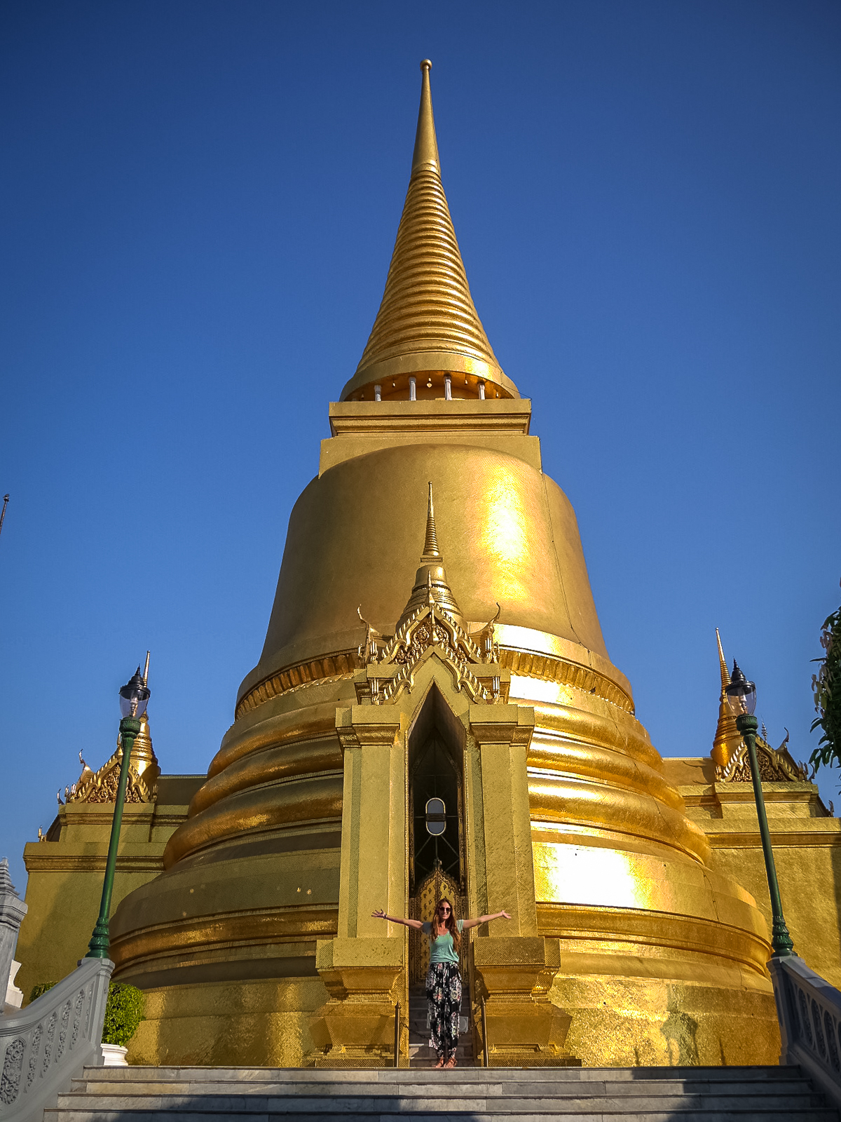 Phra Sri Ratana Chedi at the Grand Palace in Bangkok