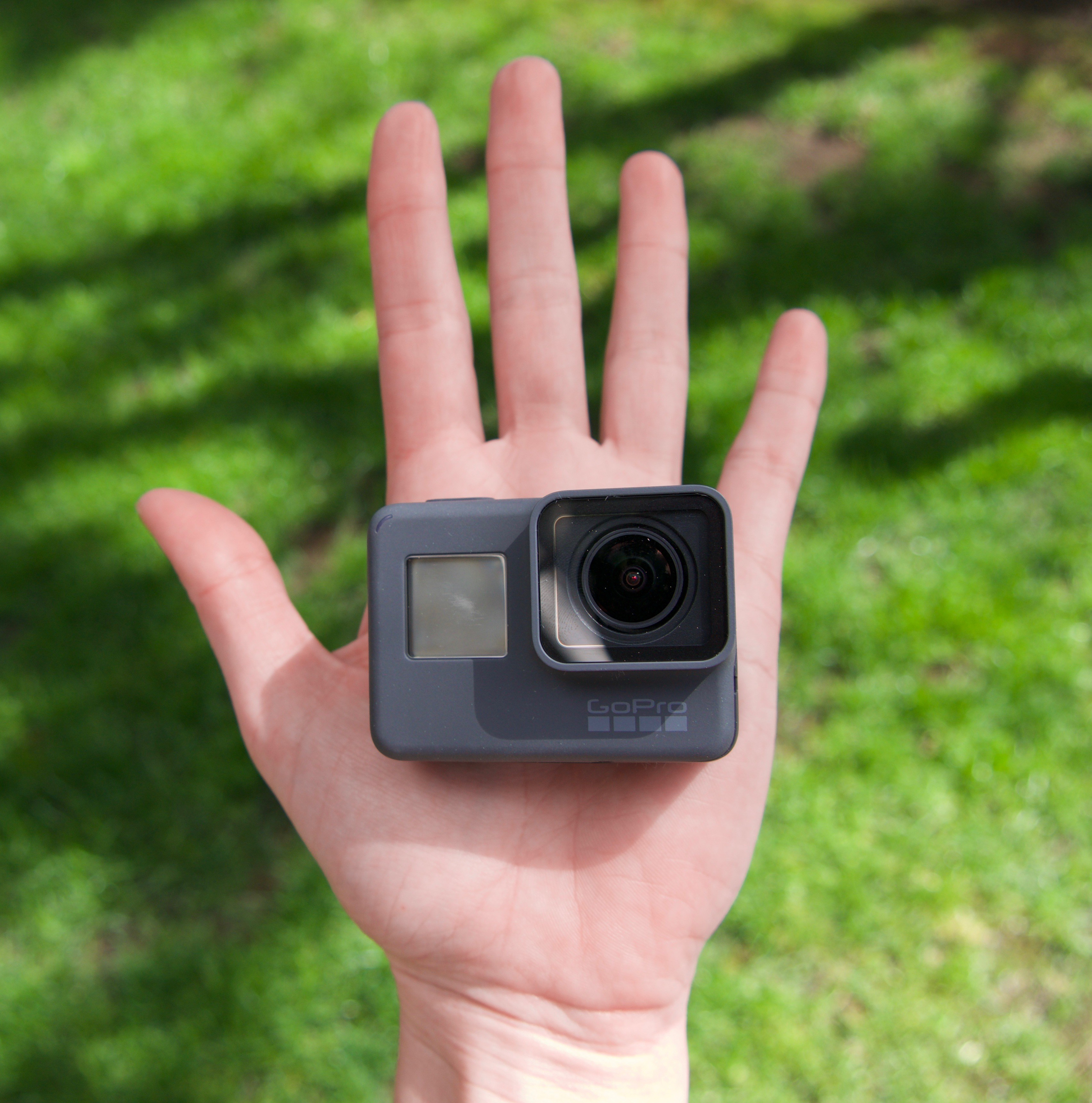 GoPro Hero 6 fits in the palm of your hand