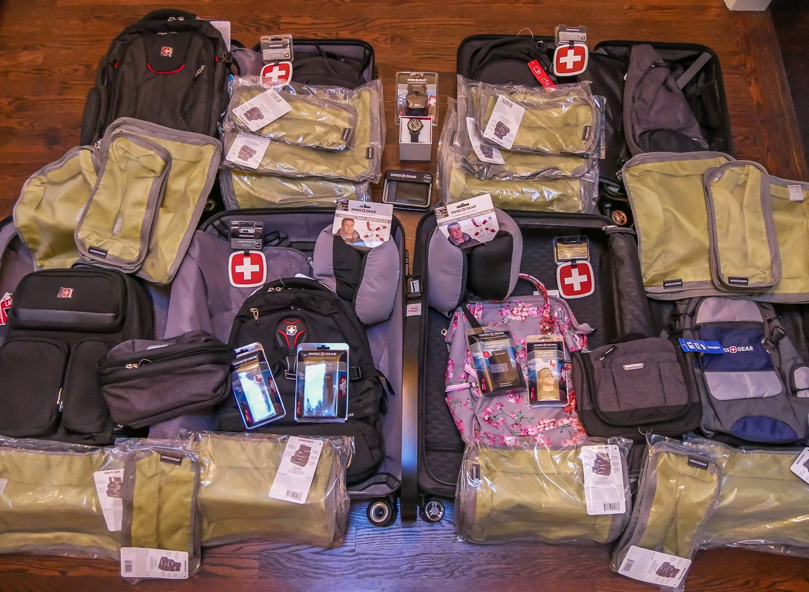 Our first shipment of gear from SWISSGEAR for New Zealand