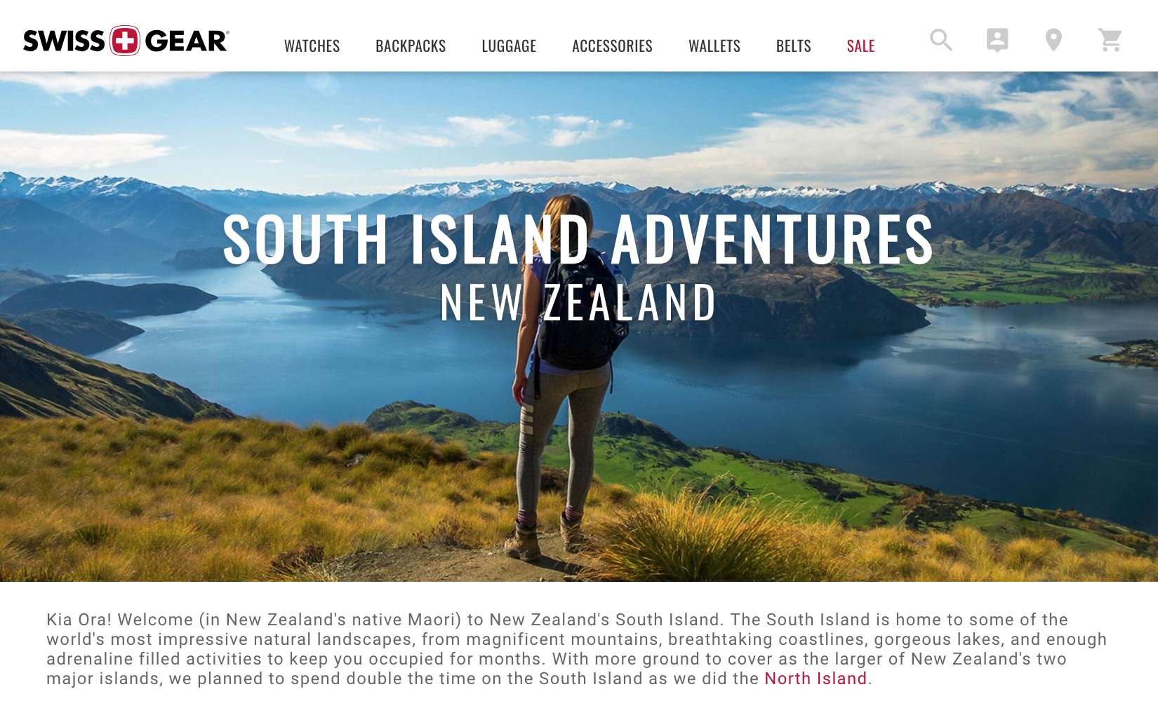 SWISSGEAR.com South Island Adventures blog by go4theglobe